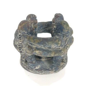 Circle Of Friends Candle Holder Aztec Mayan Potter